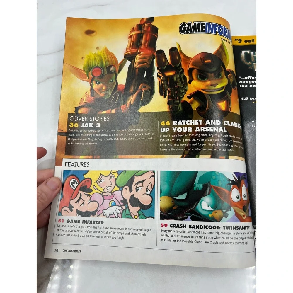 Game Informer Issue 132 April 2004 Jak 3 Ratchet & Clank PS2 Resident Evil Ad